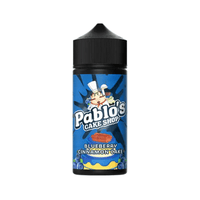 Pablo's Cake Shop Blueberry Cinnamon Cake 100ml shortfill e-liquid bottle.