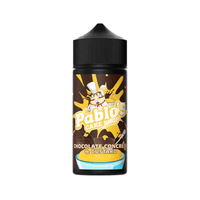 Pablo's Cake Shop vape juice bottle, Chocolate Concrete & Custard flavour, 100ml shortfill.