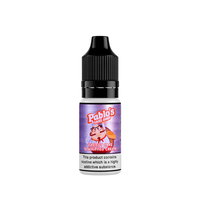 Pablo's Cake Shop Carrot Cake & Whipped Cream e-liquid bottle with warning label.