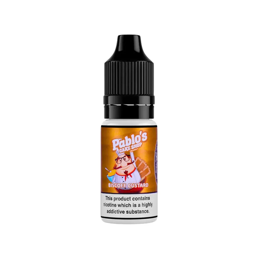 Pablo's Cake Shop Caramel Biscuit Custard 10ml Nic Salt - UK Pablo's Cake Shop Caramel Biscuit Custard 10ml Nic Salt - UK