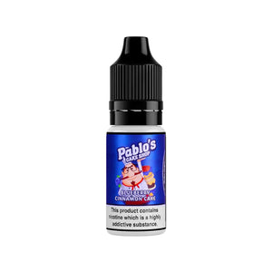 Pablo's Cake Shop Blueberry Cinnamon Cake Flavour 10ml Nic Salt E-liquid perfect for Refillable Vape Kits