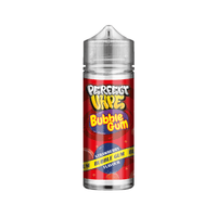 Perfect Vape Bubblegum 100ml e-liquid with colourful label and strawberry flavour.