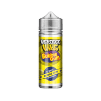 Perfect Vape Bubblegum e-liquid, 100ml bottle with lemon and bubblegum flavour label.