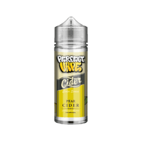 Pear Cider vape juice bottle with "Perfect Vape" label, 100ml shortfill.