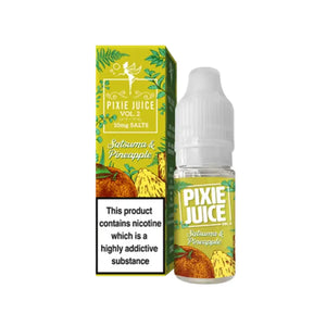 Pixie Juice Vol 2 10ml Nic Salt Satsuma & Pineapple Flavour 