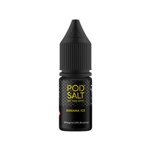 Pod Salt Core Banana Ice Flavour 10ml Nic Salt E-liquid perfect for Refillable Vape Kits