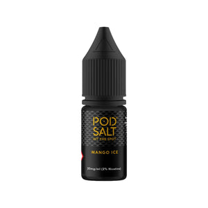 Pod Salt Core Mango Ice Flavour 10ml Nic Salt E-liquid perfect for Refillable Vape Kits