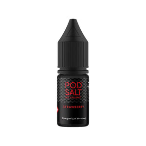 Pod Salt Core Strawberry Flavour 10ml Nic Salt E-liquid perfect for Refillable Vape Kits