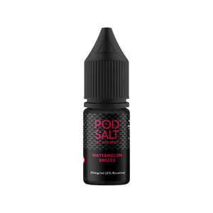 Pod Salt Core Watermelon Breeze Flavour 10ml Nic Salt E-liquid perfect for Refillable Vape Kits