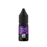 Pod Salt Fusion Summer Syrup 10ml vape juice bottle with black cap and purple label.