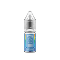 Pod Salt Nexus 10ml vape juice bottle with a rainbow-themed label.