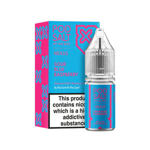 Pod Salt Nexus Sour Blue Raspberry Flavour 10ml Nic Salt E-liquid perfect for Refillable Vape Kits
