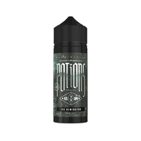 Prohibition Potions Ice Remington 100ml shortfill bottle with dark, sleek design.