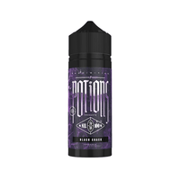 Prohibition Potions Black Crack vape juice bottle, 100ml shortfill with purple label.