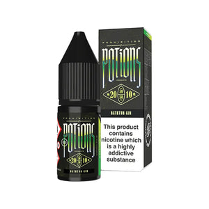 Prohibition Potions Bathtub Gin Flavour 10ml Nic Salt E-liquid perfect for Refillable Vape Kits