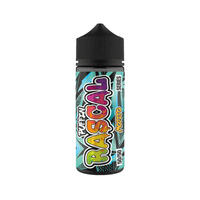 Puffin Rascal 50/50 Series 100ml vape juice bottle with colourful design.