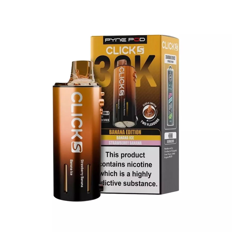 Pyne Pod Click S 30K replacement pod dual flavour system