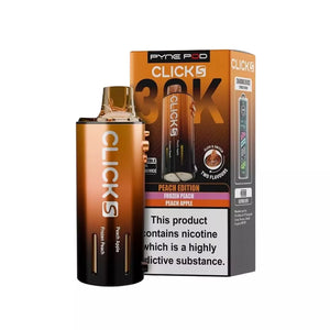 Pyne Pod Click S 30k Refill Pods peach Edition for Pyne Pod Click S Vape Kit
