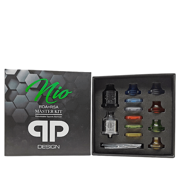 QP Design Nio RDA/RSA Master Kit *REMASTERED* - Hardware - Ecigone Vape Shop UK