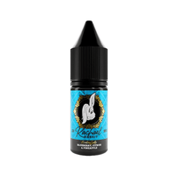 Rachael Rabbit 10ml vape juice bottle with blueberry, citrus, and pineapple flavour label.