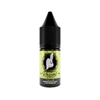 Rachael Rabbit 10ml vape juice bottle with pomegranate, kiwi, and watermelon flavours.