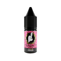 Rachael Rabbit Lemon, Pear, Raspberry 10ml salt e-liquid bottle with a pink and black label.