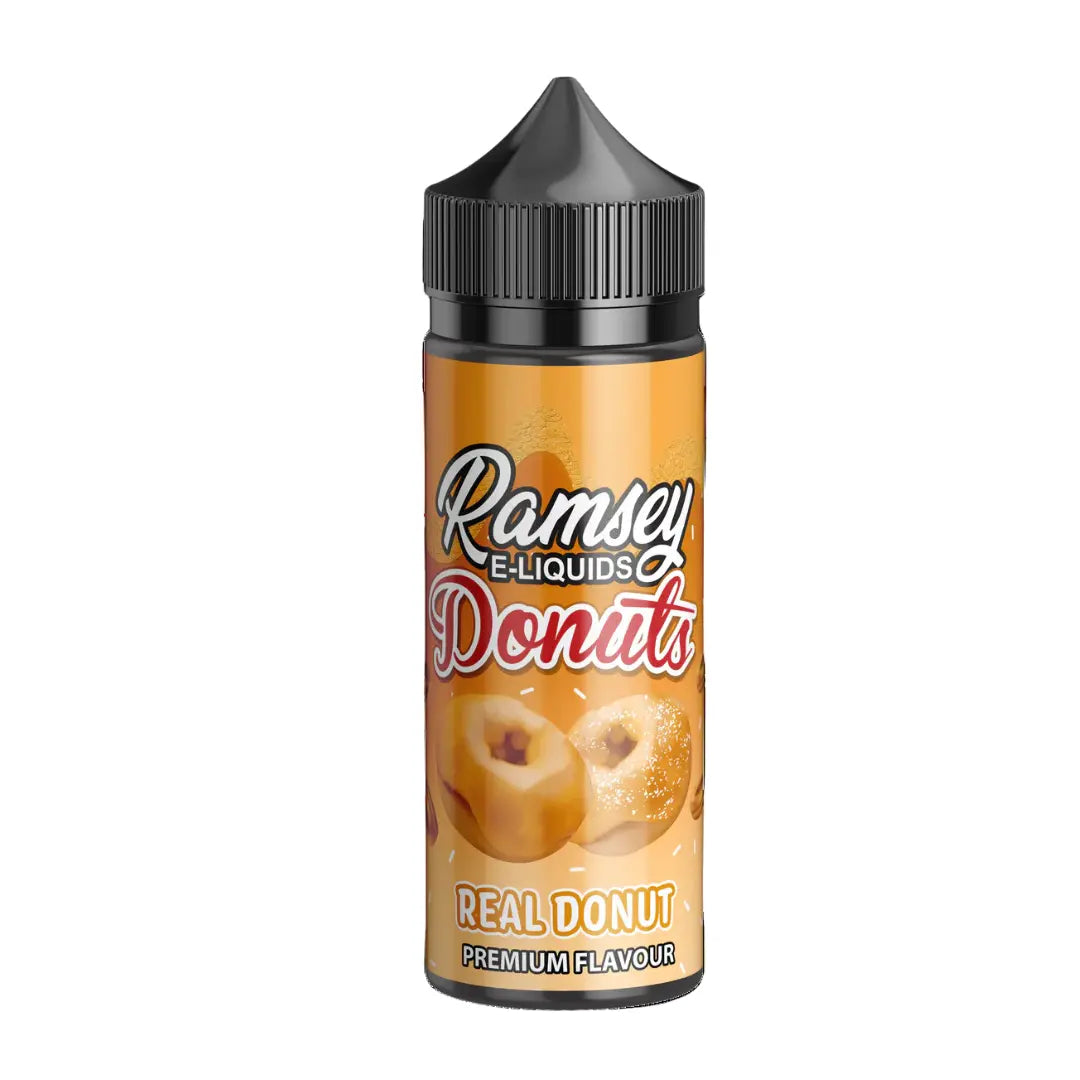 Ramsey Donuts Real Donut 100ml Shortfill E-Liquid - Premium Doughnut Flavour