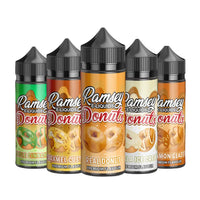 Ramsey Donuts 100ml Shortfill E-Liquid Collection - Assorted Premium Doughnut Flavours