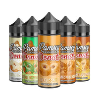 Ramsey Donuts 100ml Shortfill E-Liquids - a collection of premium donut-inspired vape juices