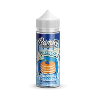 Ramsey Treats Blueberry Pancakes 100ml Shortfill E-Liquid - Premium Dessert Flavour