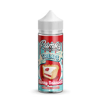 Ramsey Treats Cherry Bakewell 100ml Shortfill E-Liquid - Premium Dessert Flavour