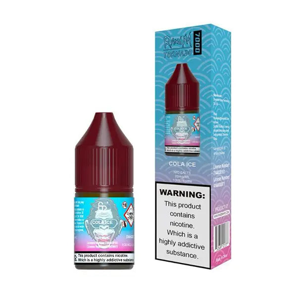 R&M Vape 10ml Nic Salt Cola Ice Flavour