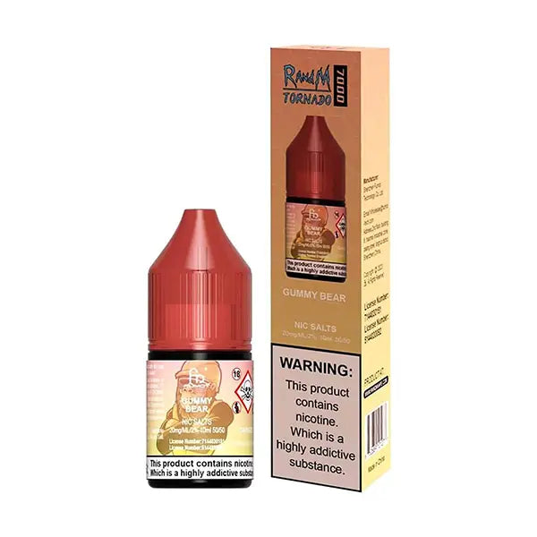 R&M Vape 10ml Nic Salt Gummy Bear Flavour