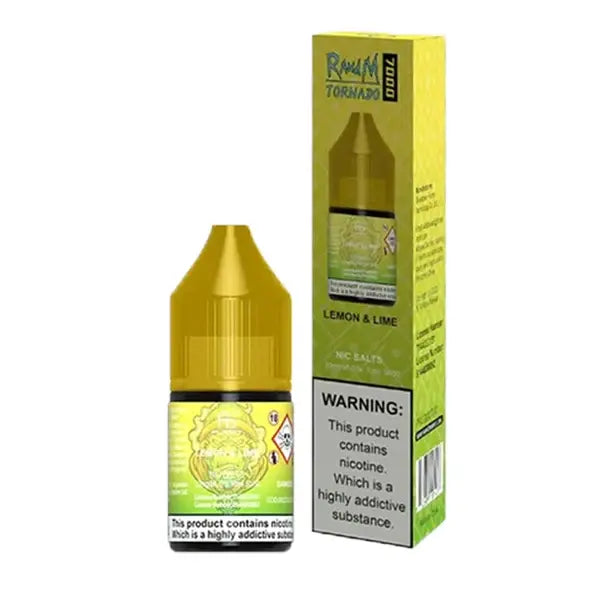 R&M Vape 10ml Nic Salt Lemon & Lime Flavour