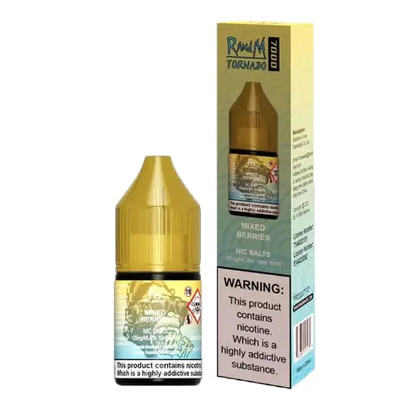 R&M Vape 10ml Nic Salt Mixed Berries Flavour