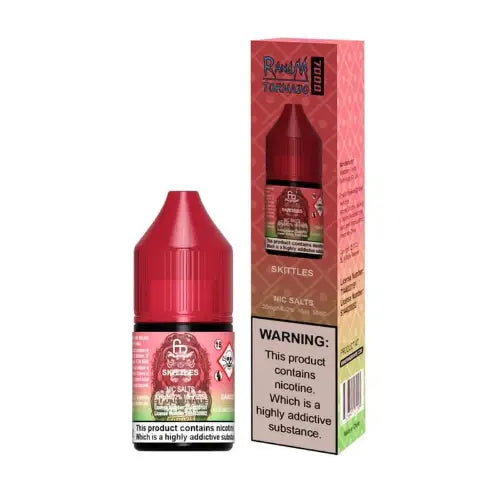 RandM Tornado 9000 Skittles 10ml Nic Salt - UK RandM Tornado 9000 Skittles 10ml Nic Salt - UK