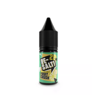 Re-Salt Fruit Crush 10ml e-liquid bottle with green and yellow label, 20mg nicotine strength.