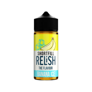 Relish 100ml Shortfill E-liquid in Banana Ice Flavour