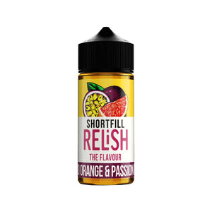 Relish 100ml Shortfill E-liquid in Blood Orange and Passion Fruit Flavour