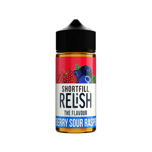 Relish 100ml Shortfill E-liquid in Blueberry Sour Raspberry Flavour