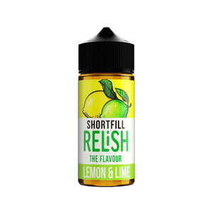 Relish 100ml Shortfill E-liquid in Lemon and Lime Flavour
