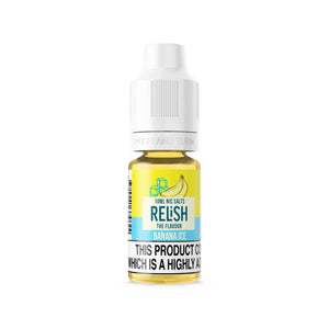 Relish 10ml Nic Salt E-liquid in Banana Ice Flavour