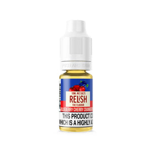 Relish 10ml Nic Salt E-liquid in Blueberry Cherry Cranberry Flavour