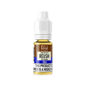 Relish 10ml Nic Salt E-liquid in Cola Flavour
