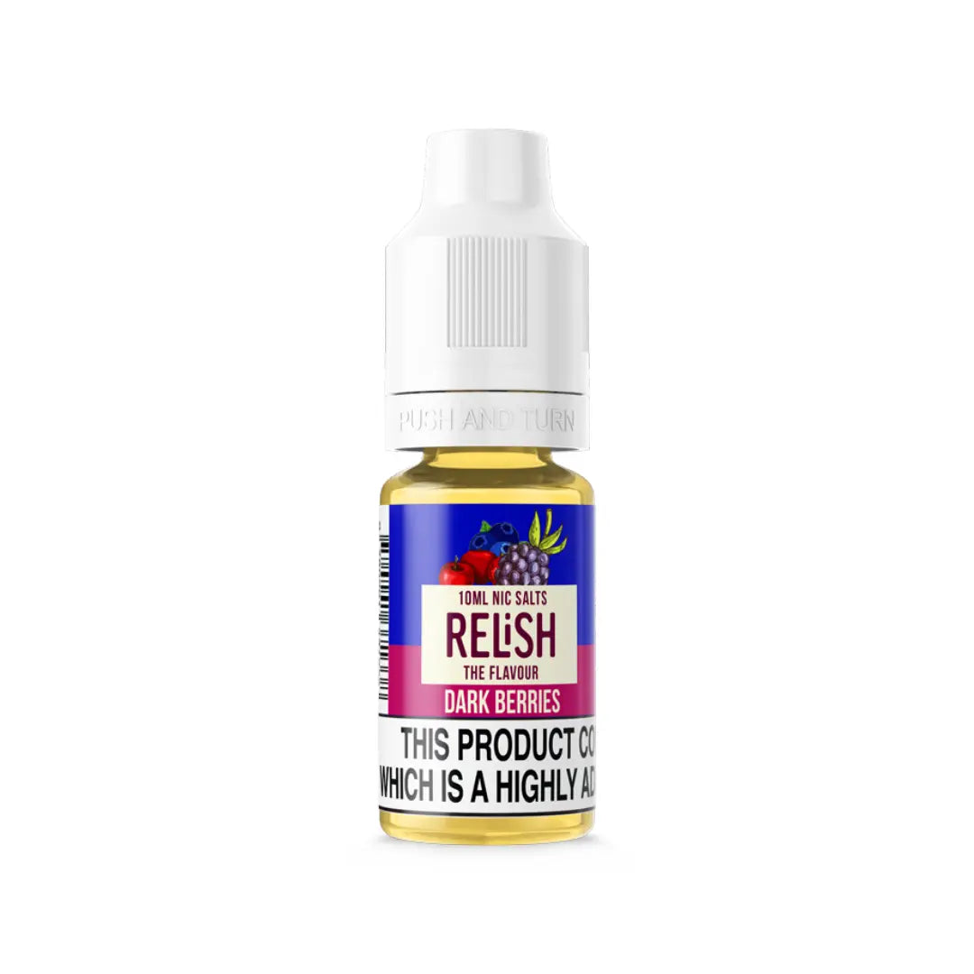 Relish Dark Berries 10ml Nic Salt E-liquid