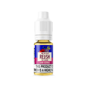 Relish 10ml Nic Salt E-liquid in Dark Berries Flavour