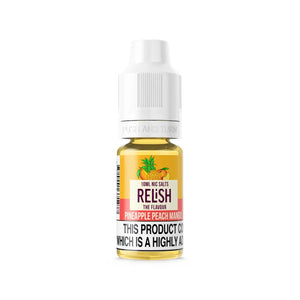Relish 10ml Nic Salt E-liquid in Pineapple Peach Mango Flavour