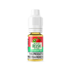 Relish 10ml Nic Salt E-liquid in Strawberry Kiwi Flavour