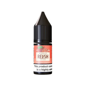 Relish Blood Orange and Grapefruit Flavour 10ml Nic Salt E-liquid perfect for refillable vape kits