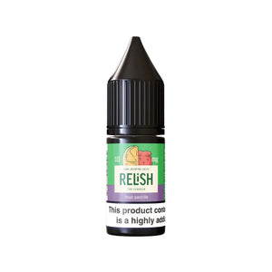 Relish Fruit Pastille Flavour 10ml Nic Salt E-liquid perfect for refillable vape kits